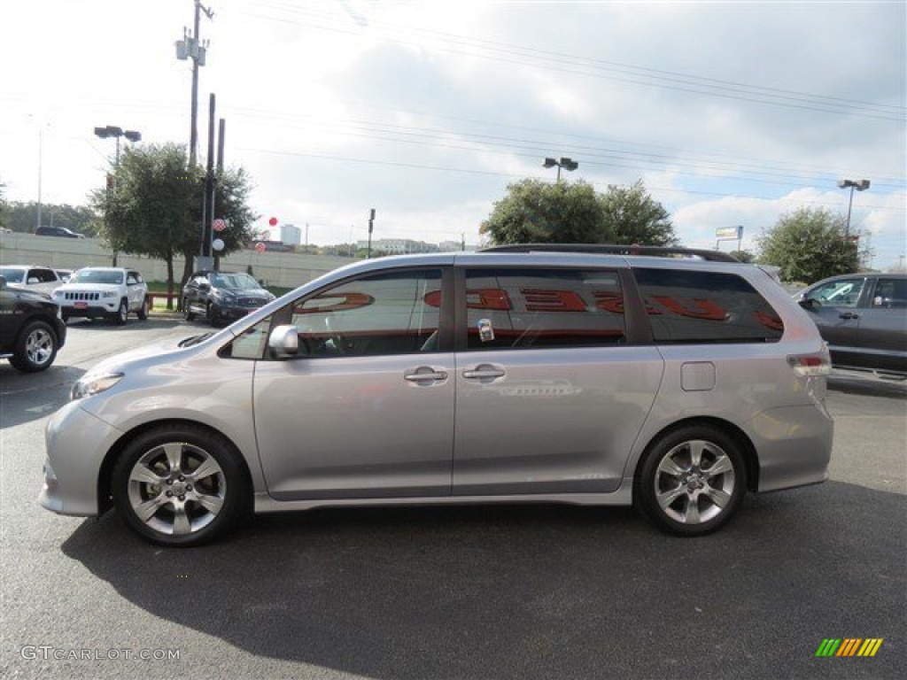 2012 Sienna SE - Predawn Gray Mica / Dark Charcoal photo #5