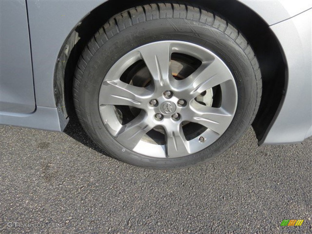 2012 Sienna SE - Predawn Gray Mica / Dark Charcoal photo #10