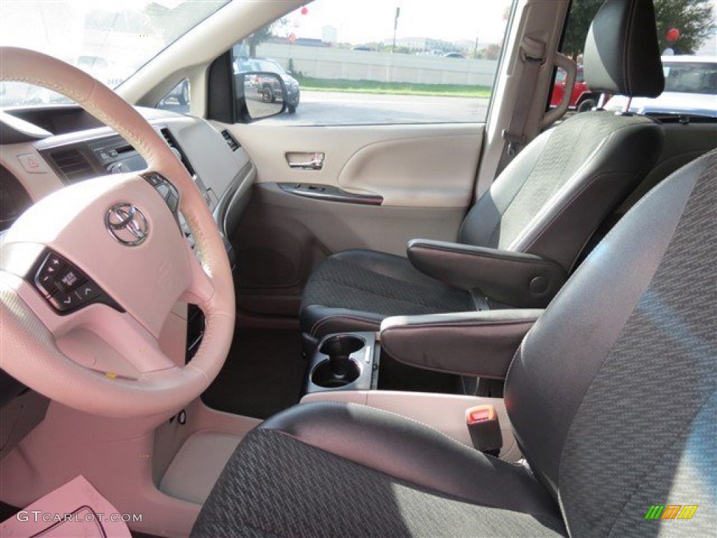 2012 Sienna SE - Predawn Gray Mica / Dark Charcoal photo #14