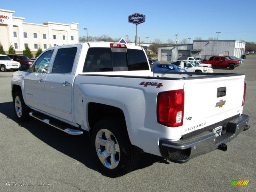 2016 Silverado 1500 LTZ Crew Cab 4x4 - Summit White / Cocoa/Dune photo #4