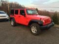 2016 Firecracker Red Jeep Wrangler Unlimited Sport 4x4  photo #2