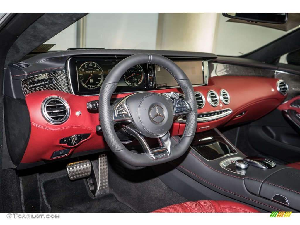 designo Bengal Red/Black Interior 2016 Mercedes-Benz S 63 AMG 4Matic Coupe Photo #109464438