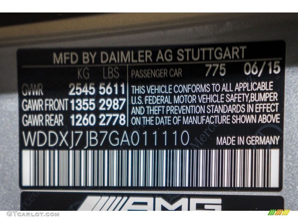2016 S 63 AMG 4Matic Coupe - Iridium Silver Metallic / designo Bengal Red/Black photo #6