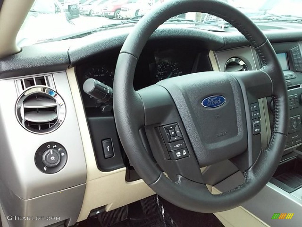 2016 Expedition XLT - Blue Jeans Metallic / Dune photo #34