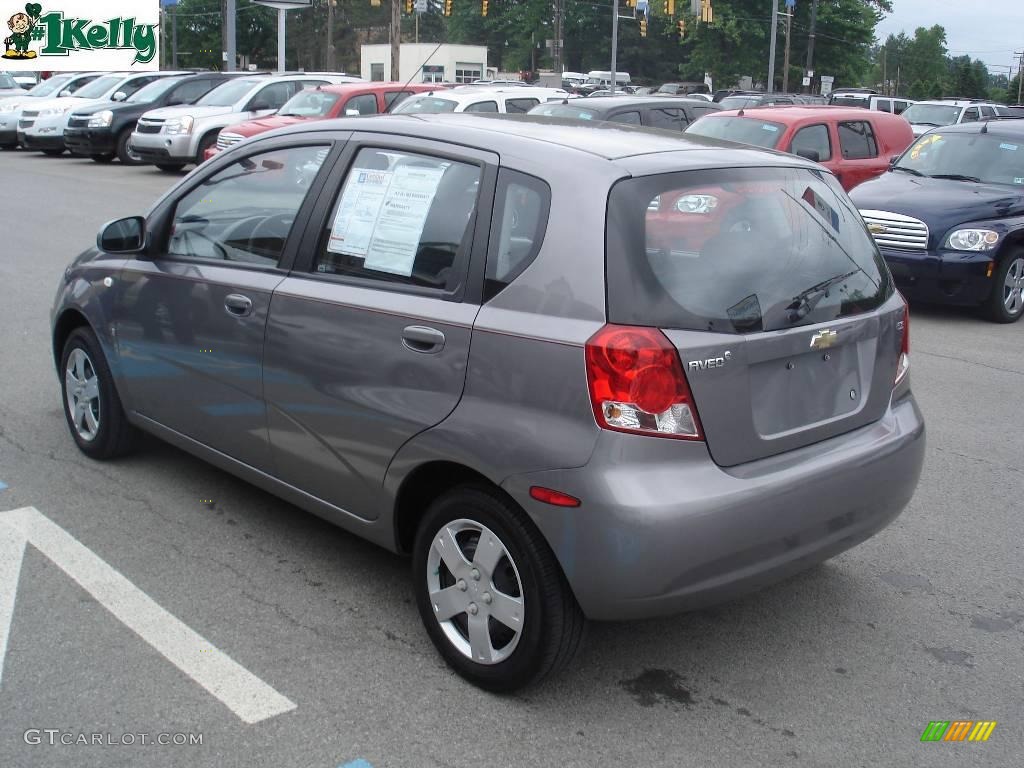 2007 Aveo 5 LS Hatchback - Medium Gray / Charcoal Black photo #4