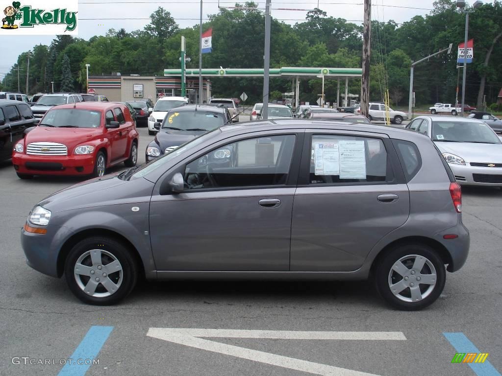 2007 Aveo 5 LS Hatchback - Medium Gray / Charcoal Black photo #5