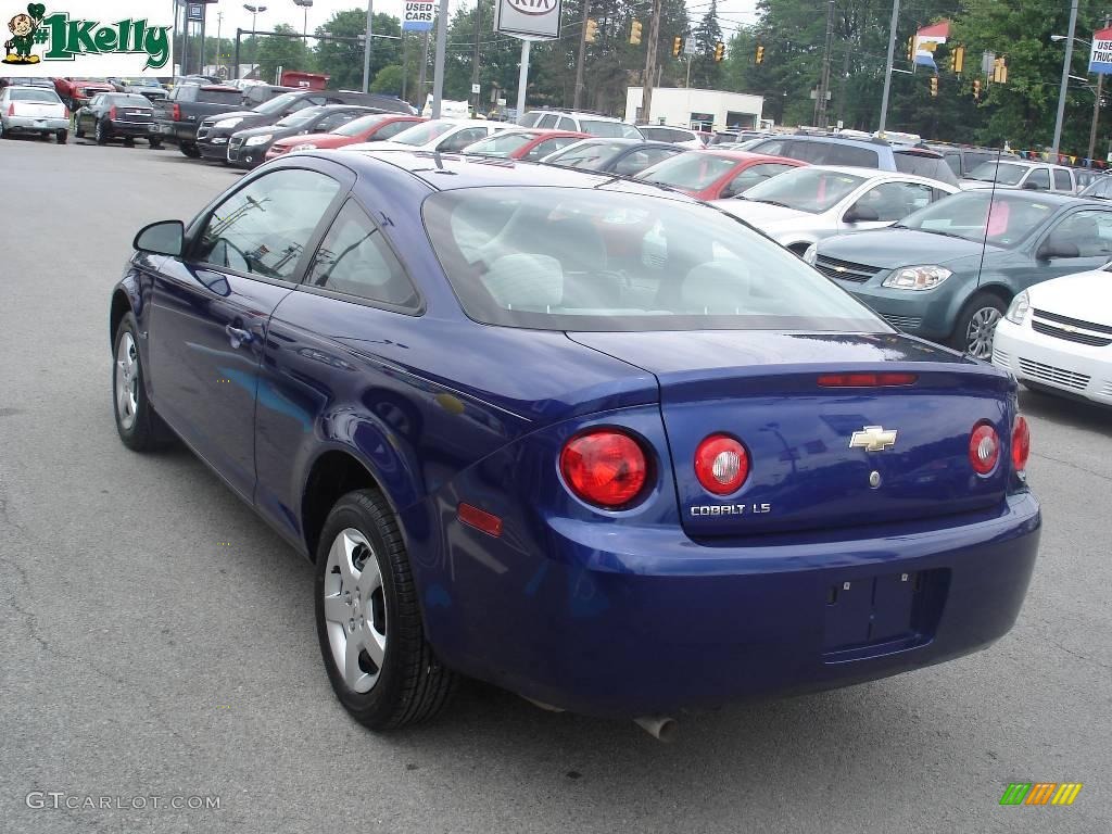 2007 Cobalt LS Coupe - Laser Blue Metallic / Gray photo #4