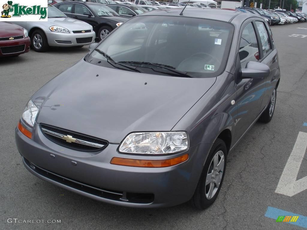 2007 Aveo 5 LS Hatchback - Medium Gray / Charcoal Black photo #14