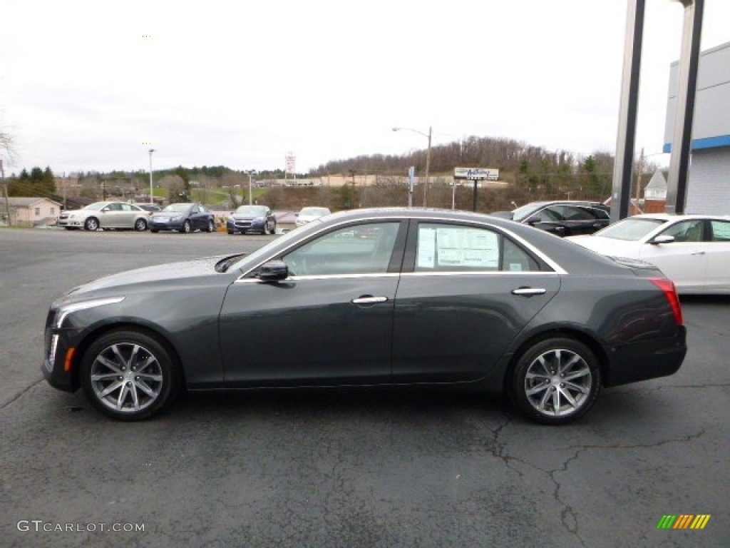 Phantom Gray Metallic 2016 Cadillac CTS 2.0T Luxury AWD Sedan Exterior Photo #109467018