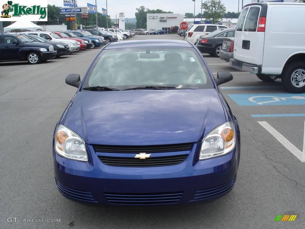 2007 Cobalt LS Coupe - Laser Blue Metallic / Gray photo #14