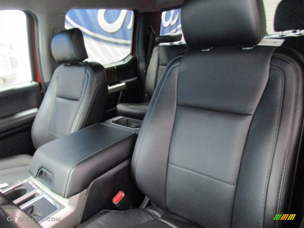 2016 F150 Lariat SuperCrew 4x4 - Ruby Red / Black photo #11