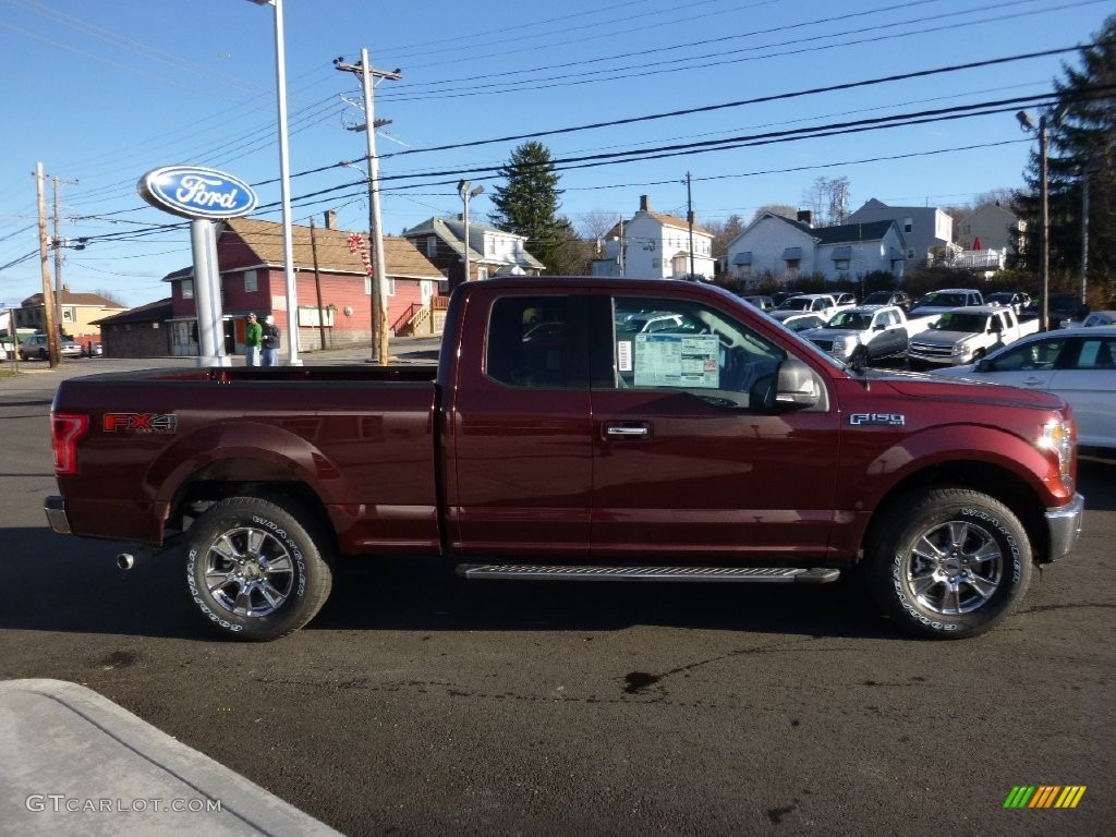 2016 F150 XLT SuperCab 4x4 - Bronze Fire / Medium Earth Gray photo #4