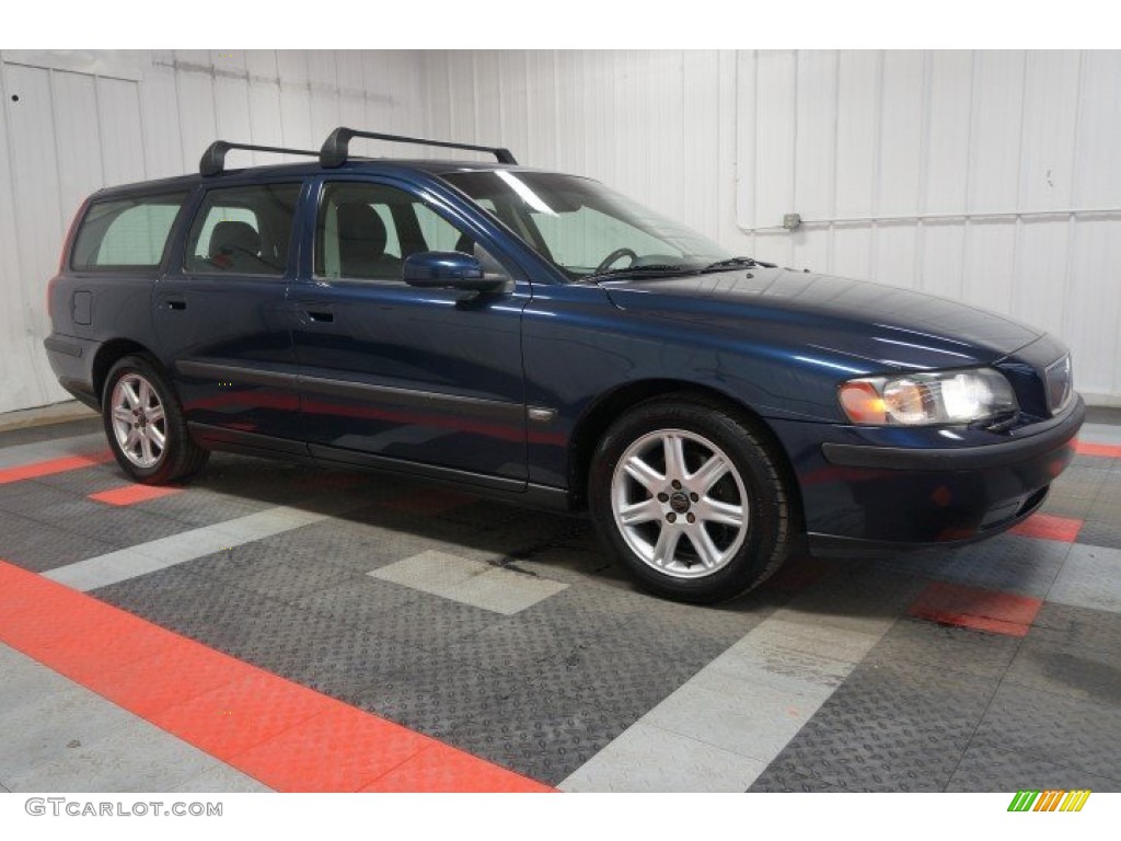 2004 V70 2.5T - Nautic Blue Metallic / Taupe photo #6