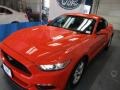 Competition Orange 2016 Ford Mustang V6 Coupe Exterior