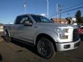 2016 Ingot Silver Ford F150 XLT SuperCab 4x4  photo #3