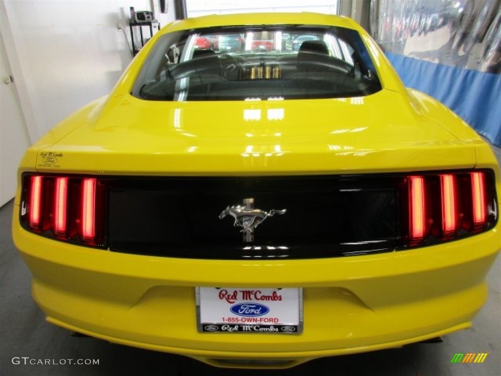 2016 Mustang V6 Coupe - Triple Yellow Tricoat / Ebony photo #5