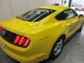 2016 Triple Yellow Tricoat Ford Mustang V6 Coupe  photo #7