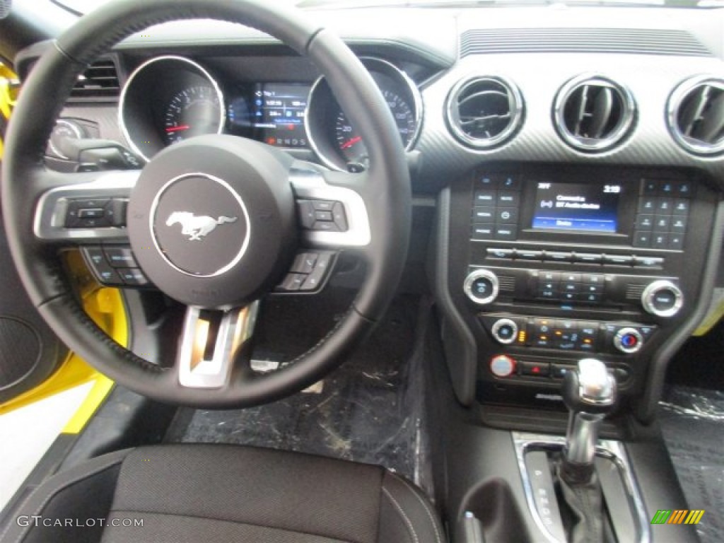 2016 Mustang V6 Coupe - Triple Yellow Tricoat / Ebony photo #10