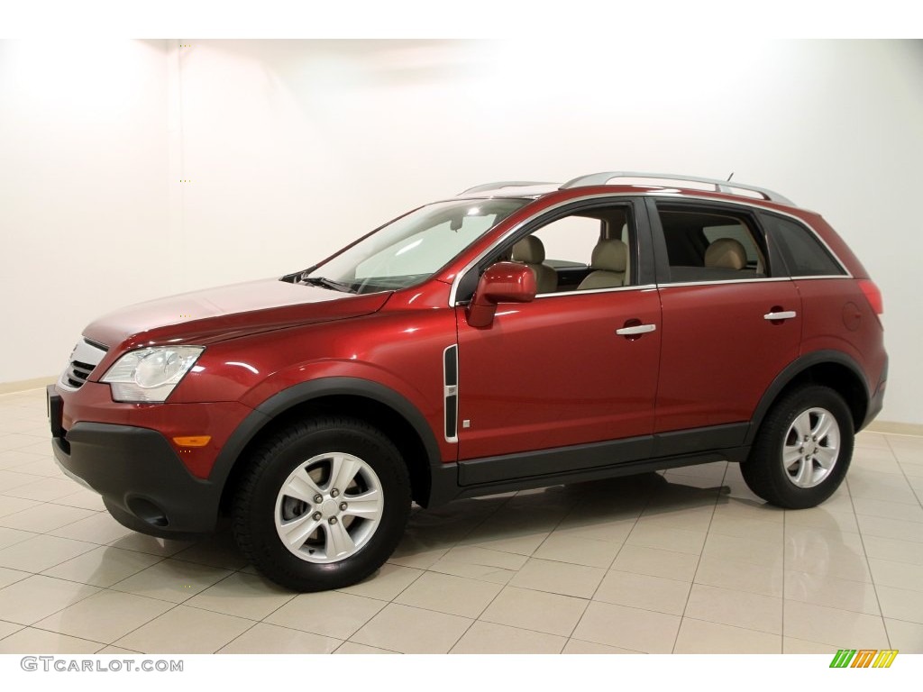 2008 VUE XE - Ruby Red / Tan photo #3