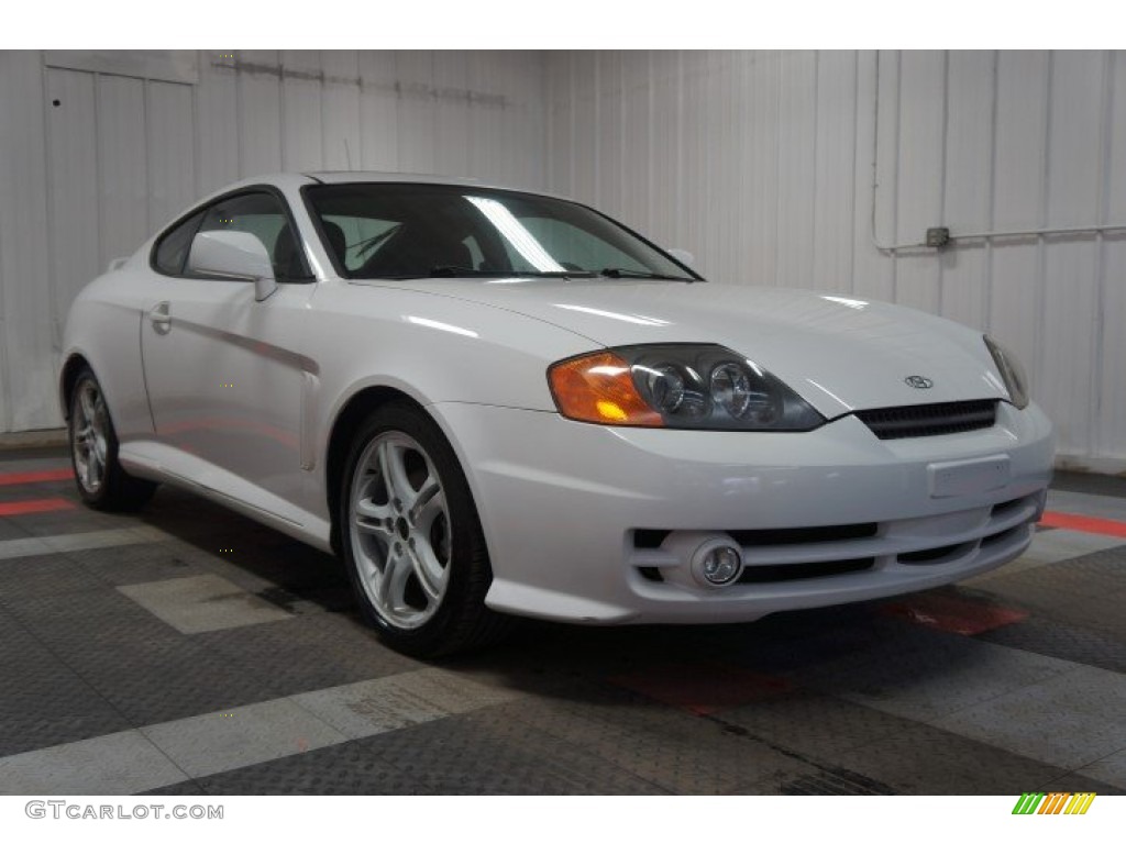 Alpine White 2004 Hyundai Tiburon GT Exterior Photo #109470852