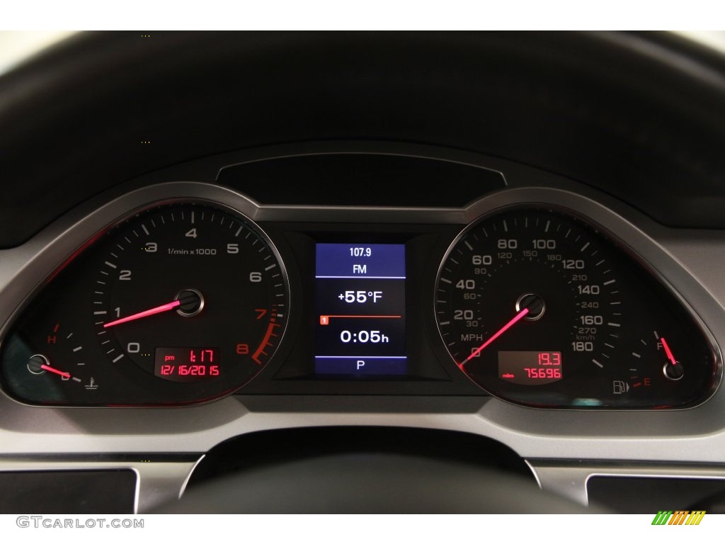 2010 Audi A6 3.0 TFSI quattro Sedan Gauges Photo #109471740