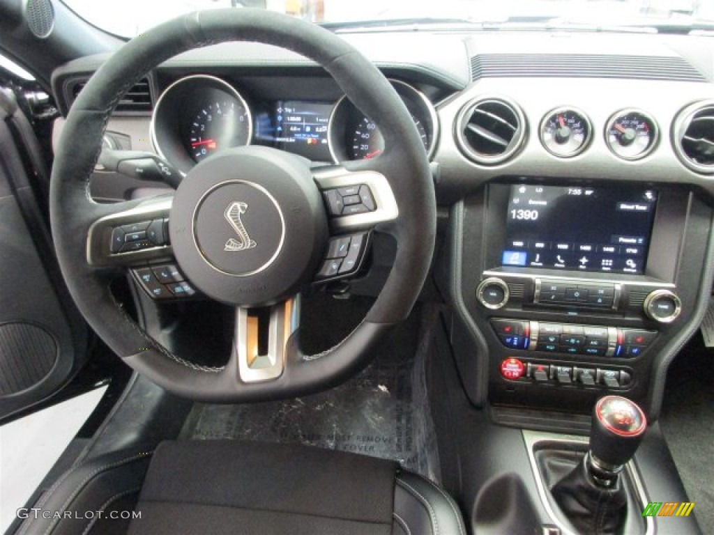 Ebony Interior 2016 Ford Mustang Shelby GT350 Photo #109472130