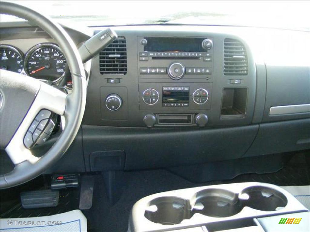 2008 Silverado 1500 LT Extended Cab 4x4 - Black / Light Titanium/Ebony Accents photo #12