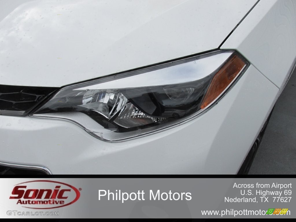 2016 Corolla S Plus - Super White / Black photo #9