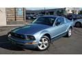 Windveil Blue Metallic 2008 Ford Mustang V6 Deluxe Coupe Exterior