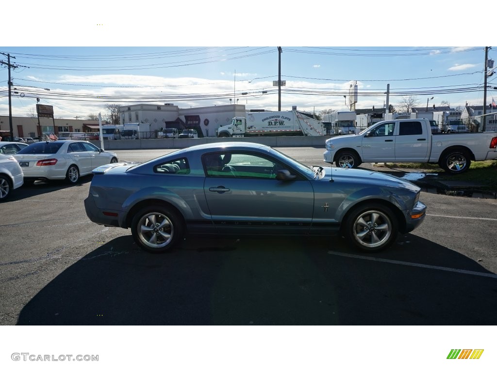 2008 Mustang V6 Deluxe Coupe - Windveil Blue Metallic / Light Graphite photo #2