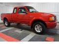 Bright Red 2001 Ford Ranger Edge SuperCab Exterior