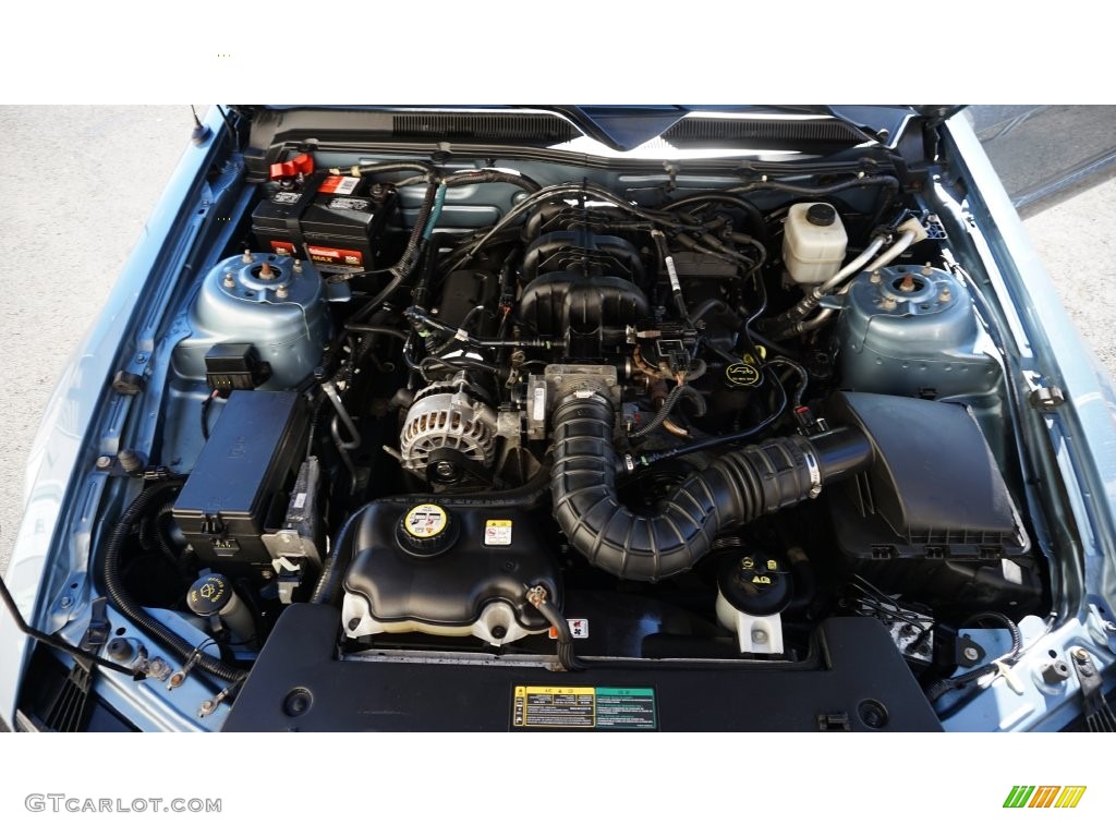 2008 Mustang V6 Deluxe Coupe - Windveil Blue Metallic / Light Graphite photo #27