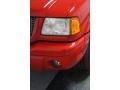 2001 Bright Red Ford Ranger Edge SuperCab  photo #42