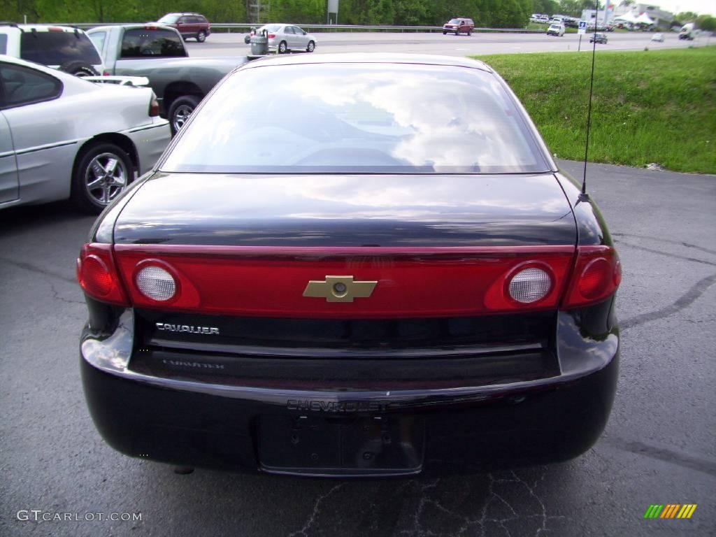 2004 Cavalier Coupe - Black / Graphite photo #4