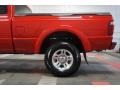 2001 Bright Red Ford Ranger Edge SuperCab  photo #68
