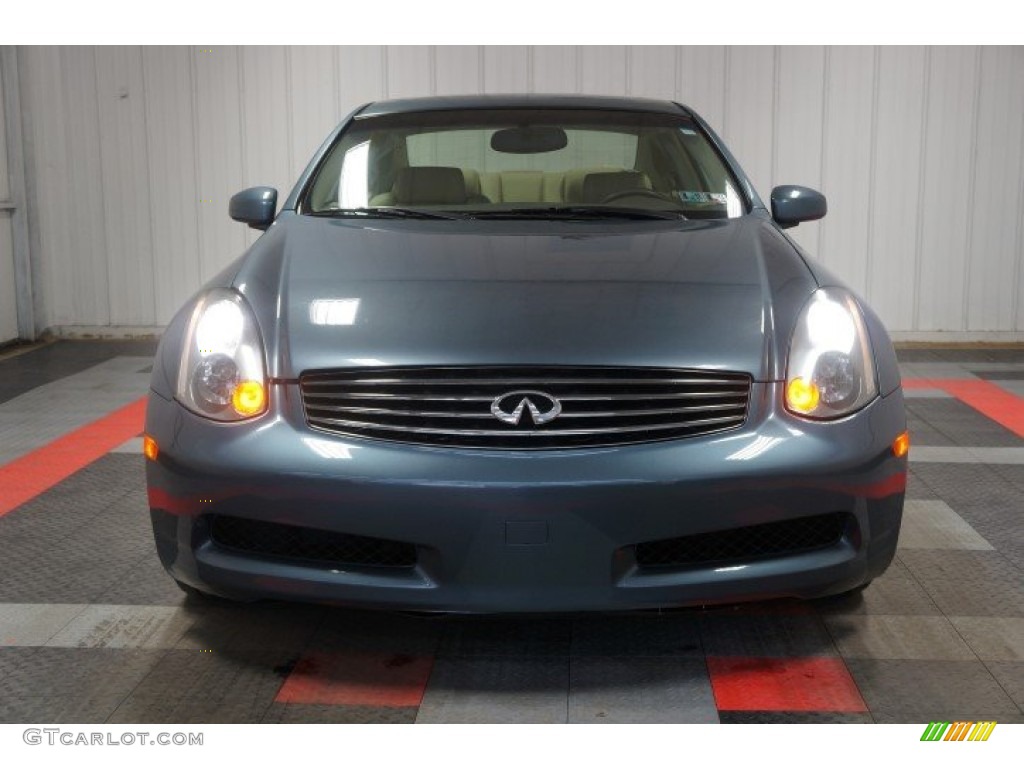 2005 G 35 Coupe - Lakeshore Slate Blue / Wheat photo #4