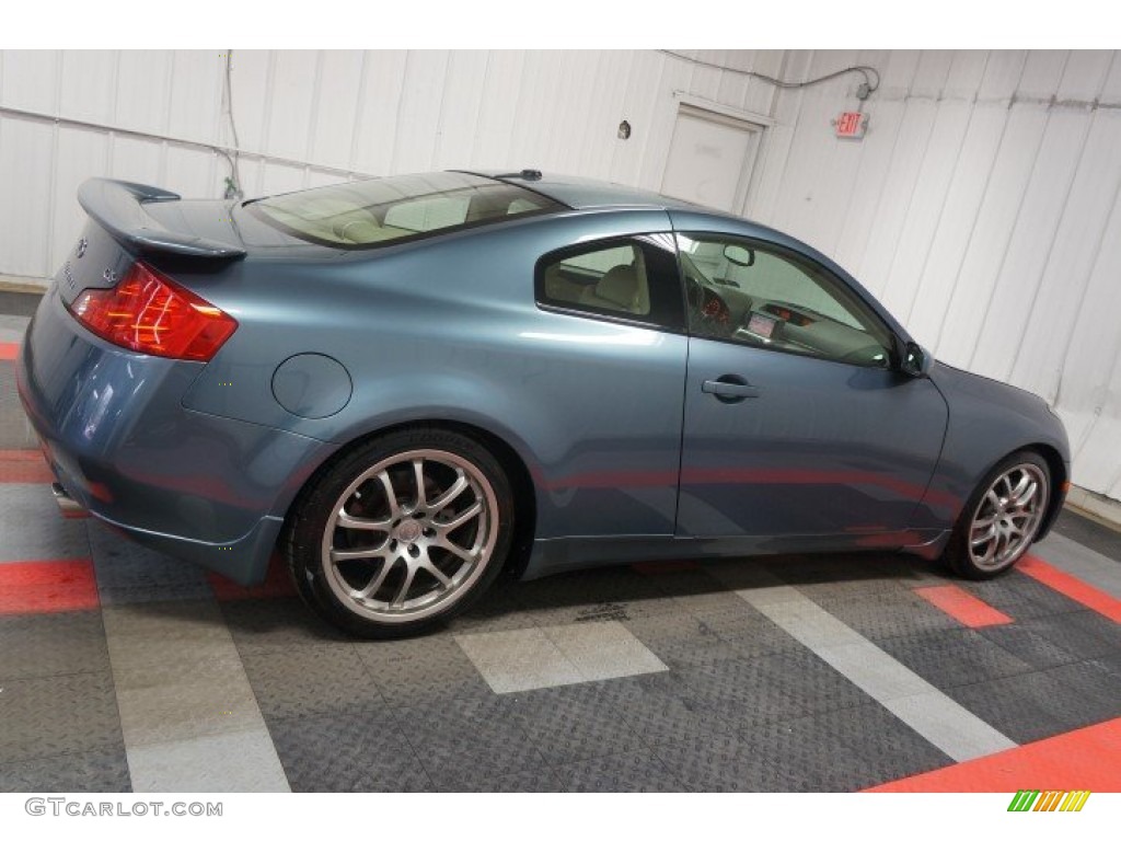 2005 G 35 Coupe - Lakeshore Slate Blue / Wheat photo #7