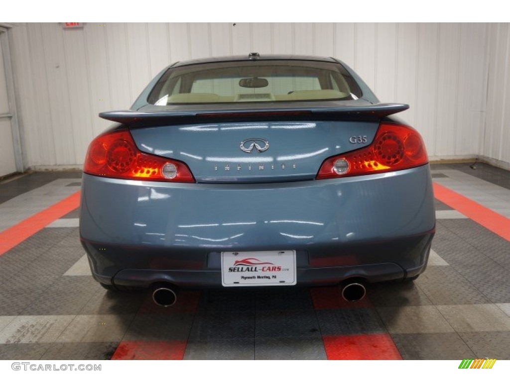 2005 G 35 Coupe - Lakeshore Slate Blue / Wheat photo #9