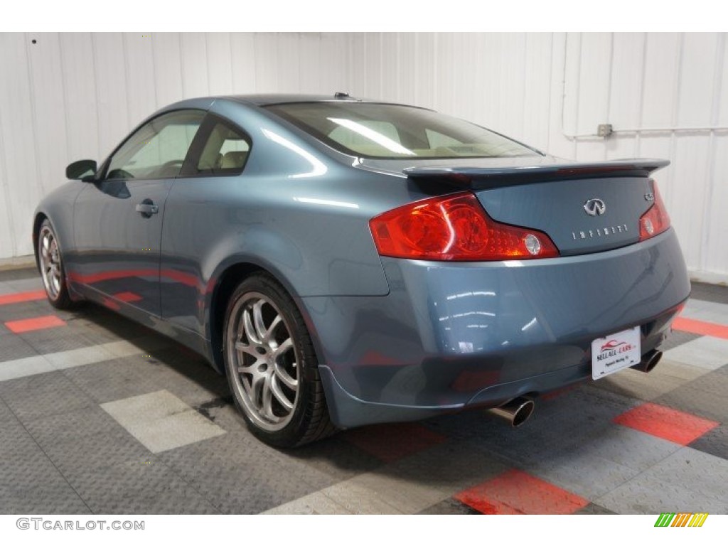 2005 G 35 Coupe - Lakeshore Slate Blue / Wheat photo #10