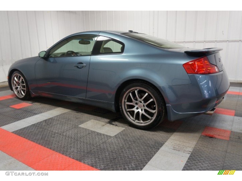 2005 G 35 Coupe - Lakeshore Slate Blue / Wheat photo #11