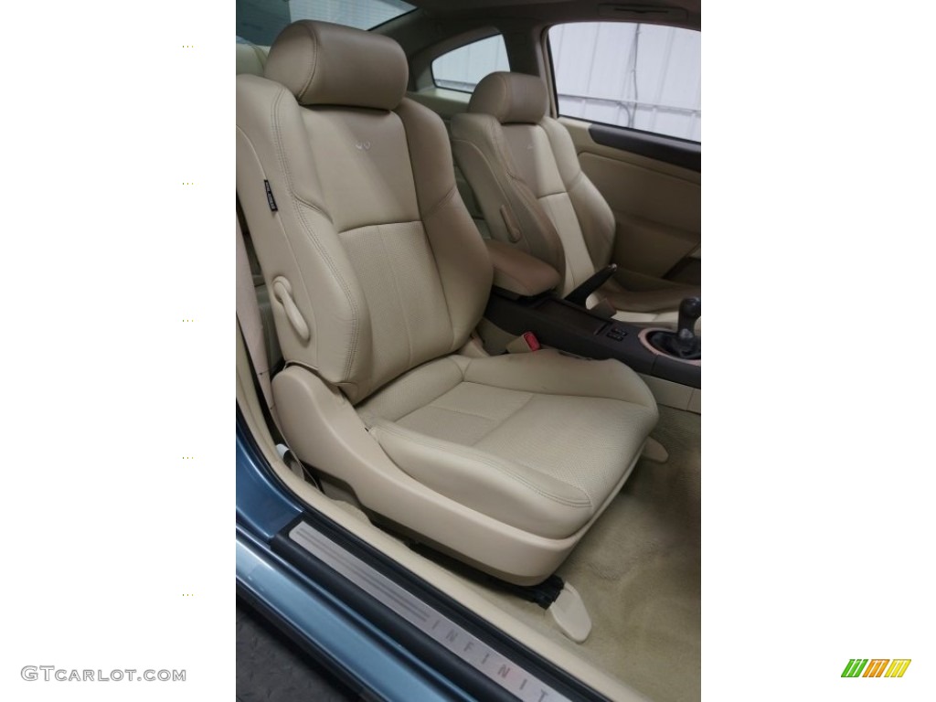 2005 G 35 Coupe - Lakeshore Slate Blue / Wheat photo #16