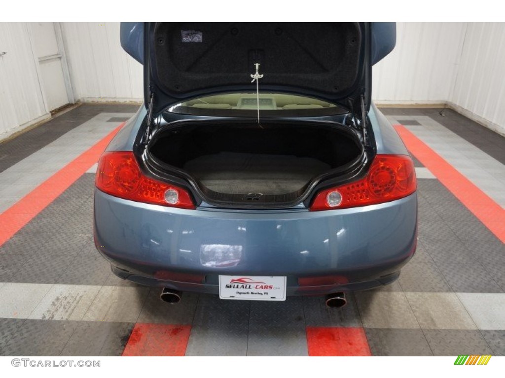 2005 G 35 Coupe - Lakeshore Slate Blue / Wheat photo #18