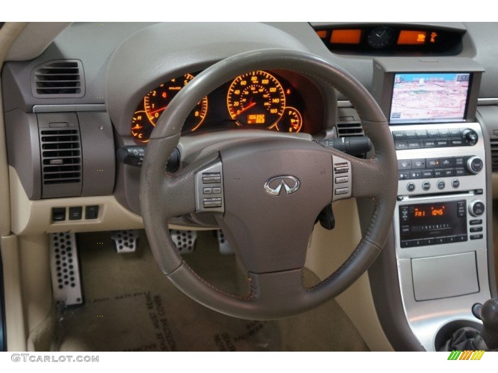 2005 G 35 Coupe - Lakeshore Slate Blue / Wheat photo #30