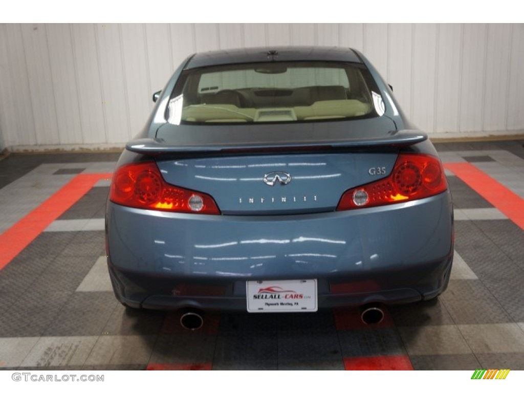 2005 G 35 Coupe - Lakeshore Slate Blue / Wheat photo #71