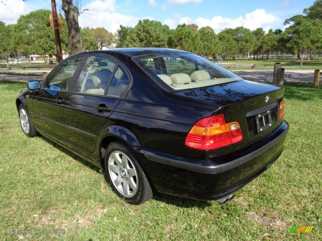 2003 3 Series 325xi Sedan - Jet Black / Sand photo #5