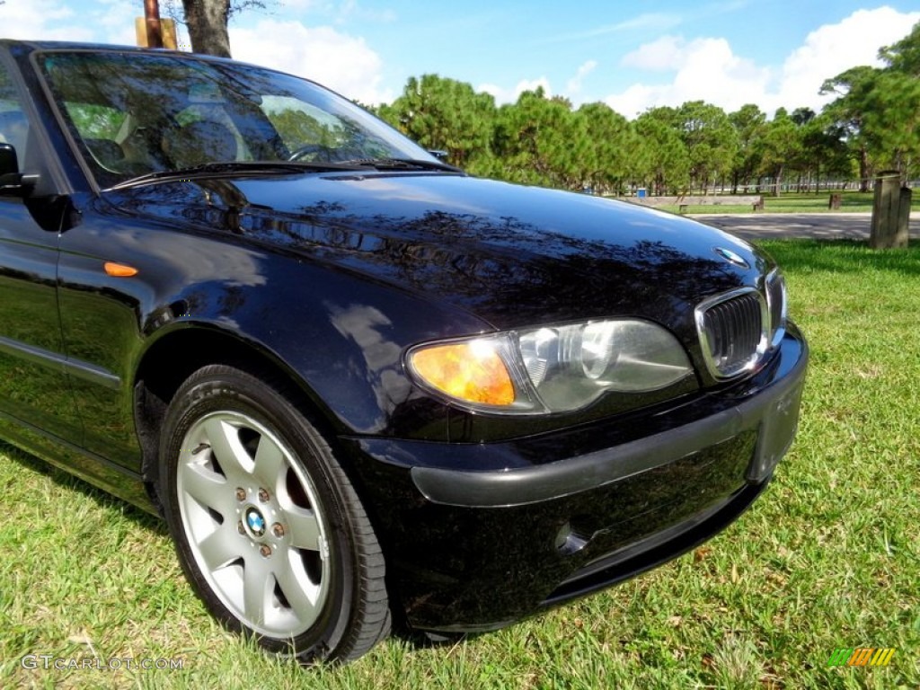 2003 3 Series 325xi Sedan - Jet Black / Sand photo #20