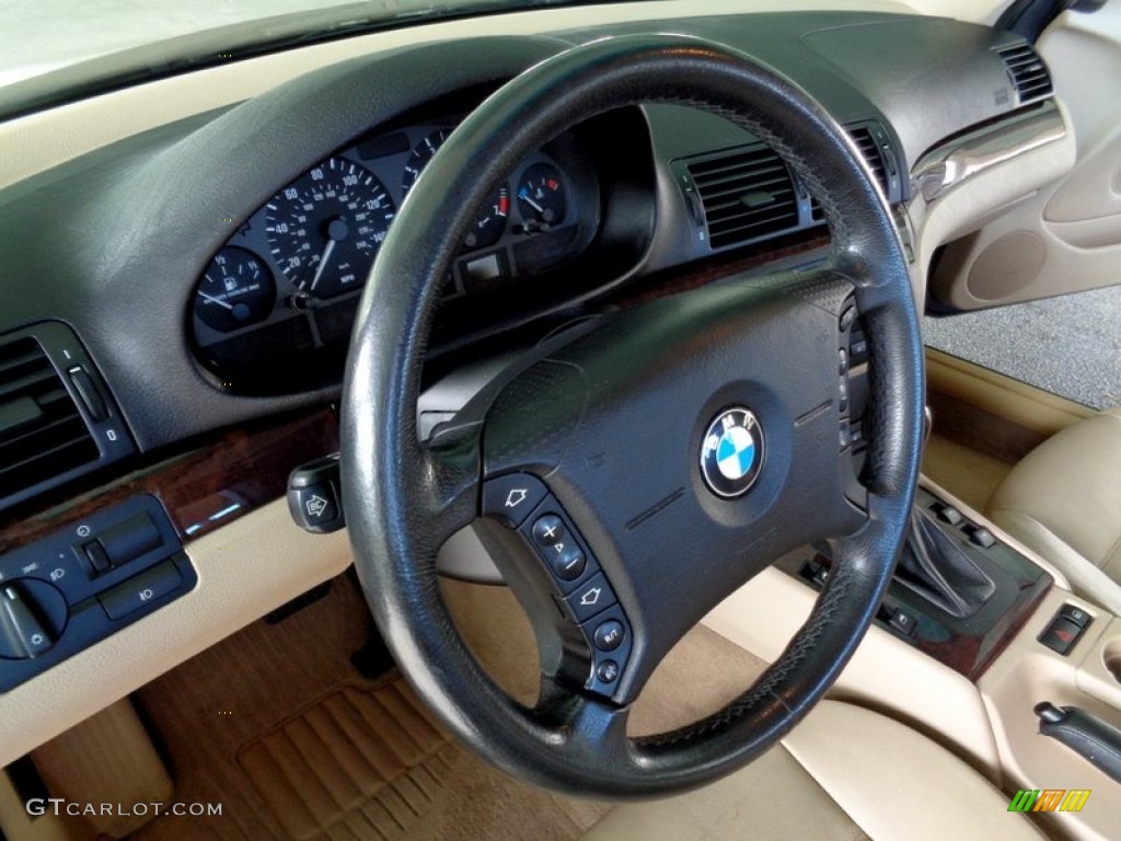 2003 3 Series 325xi Sedan - Jet Black / Sand photo #27