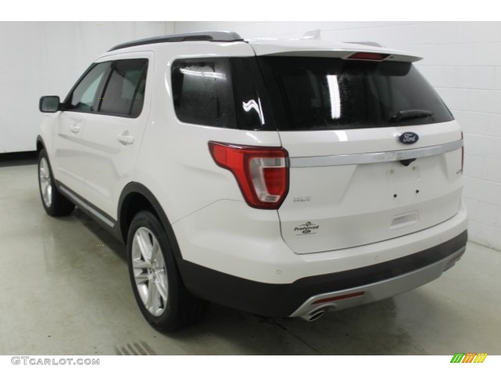 2016 Explorer XLT 4WD - Oxford White / Ebony Black photo #4