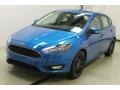 2016 Blue Candy Ford Focus SE Hatch  photo #3