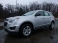 2016 Silver Ice Metallic Chevrolet Equinox LS AWD  photo #1